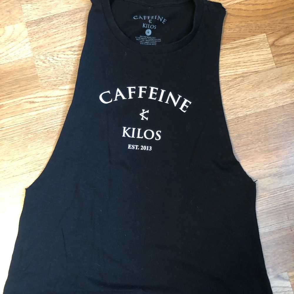 Caffeine and kilos muscle tee